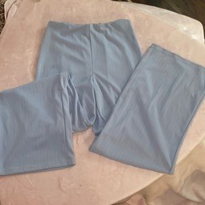 Pastel Blue Fashion Nova wide leg pant